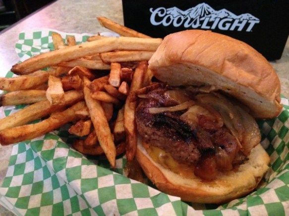 Juicy Nookie with Fried Onions